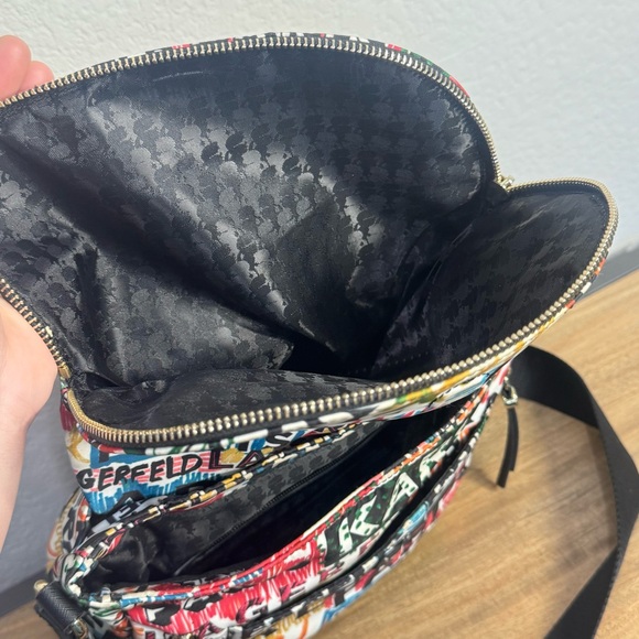 Karl Lagerfeld Women’s‎ Bag Crossbody Messenger Graffiti Colorful Casual Trendy - Picture 5 of 9